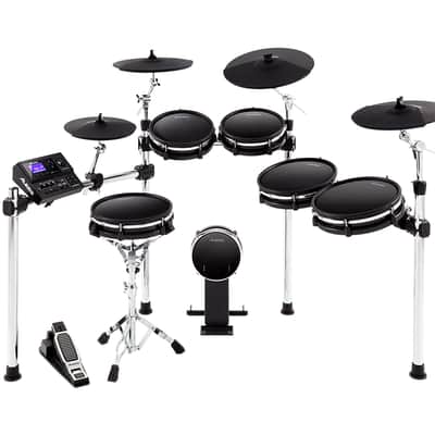 Alesis DM10 MKII Pro Kit - Premium Ten-Piece Electronic Drum Kit with Mesh Head and Chrome Rack