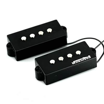 Wilkinson  Pro WPB Alnico V Precision Bass Guitar Pickup Set  Black Fast  U.S. Ship