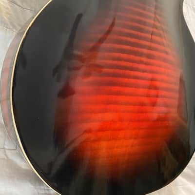 Vintage Harmony H-950 Monterey Leader 1954 Red Flamed Burst image 7