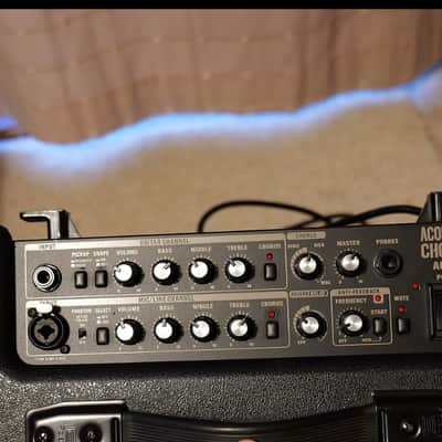 Roland AC-90 Acoustic Chorus 2-Channel 90-Watt 2x8" Acoustic Guitar Combo 2007 - Present - Black image 3