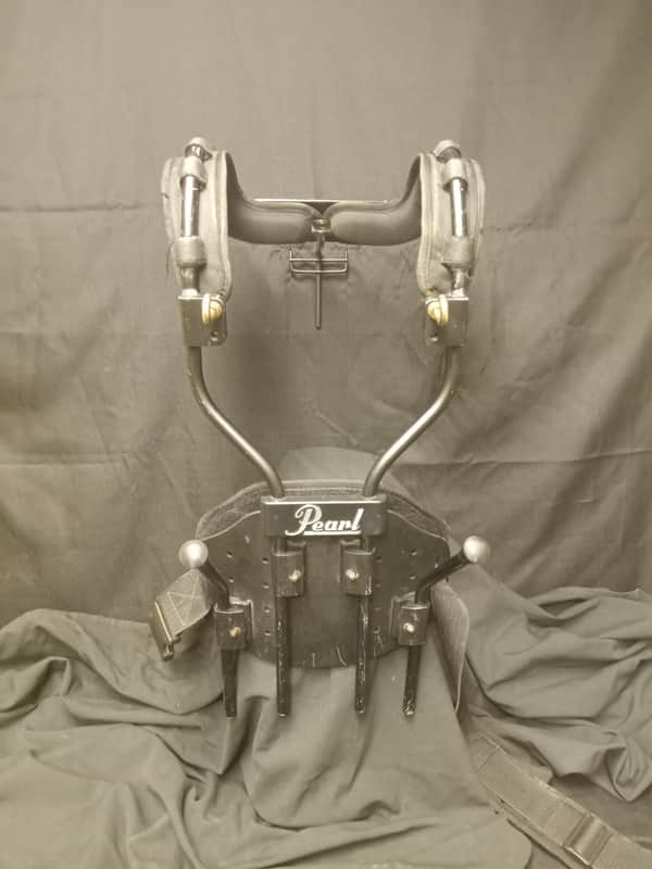 Pearl Marching Bass Drum Harness - Black image 1