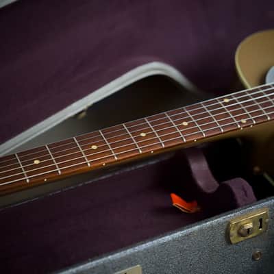 Holy Grail Vintage 1956 Gretsch Jaguar Tan 6184 Electromatic Corvette Hollowbody image 11