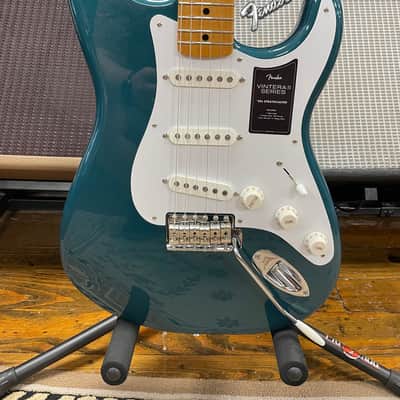 Fender Vintera II '50s Stratocaster with Maple Fretboard- Ocean Turquoise image 2