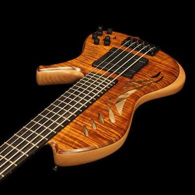 Kenneth Lawrence Instruments Custom Chambered Brase II 5st/34 (Premium Koa Top) image 7
