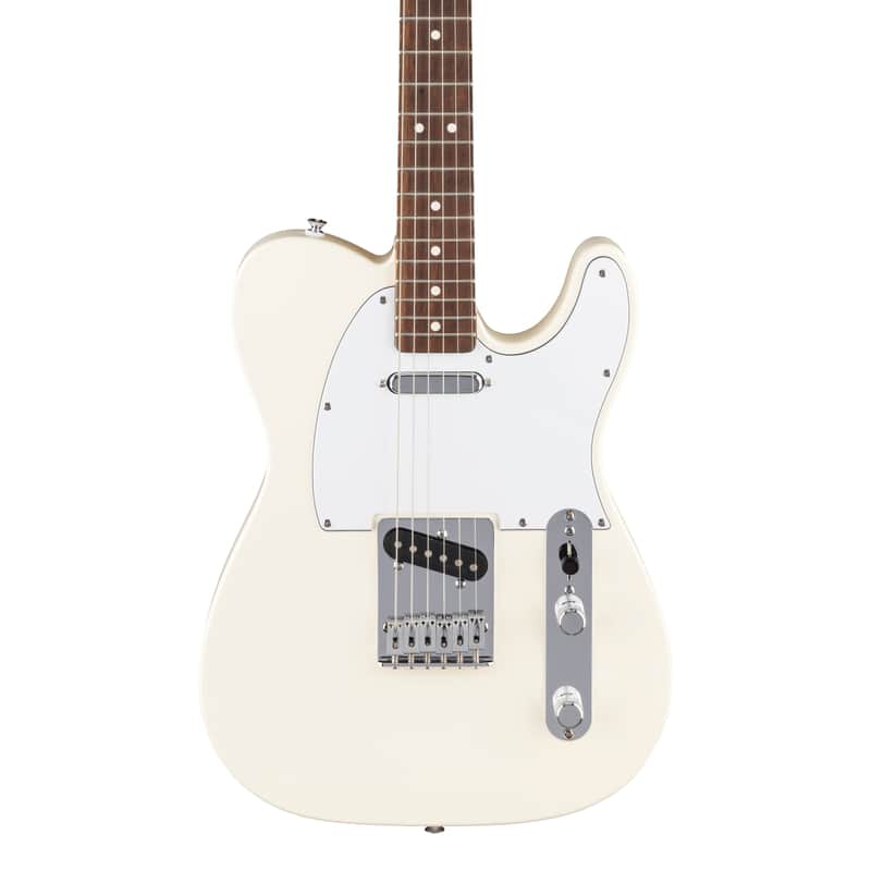 Fender Standard Telecaster White Pickguard Olympic White image 1