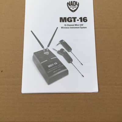 Nady MGT-16A Système sans fils UHF Guitare avec émetteur angle à 45° image 9