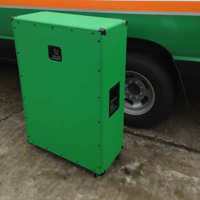 Hovercraft 6x12 Guitar Cabinet Convertible Back Green Black White - WGS Invader image 5