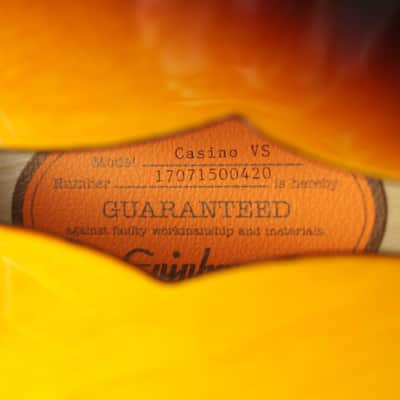 Epiphone Casino - 2017 - Vintage Sunburst image 11