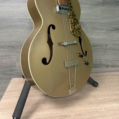 Vintage 1956 Gretsch Electromatic 6184 Corvette Electric Guitar Jaguar Tan #2641 image 4