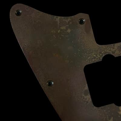 Jazzmaster Pickguard Scratchplate - NO Upper Controls / Rhythm Circuit - USA 60s Vintage - Statuary Brass - Made-to-Order image 9