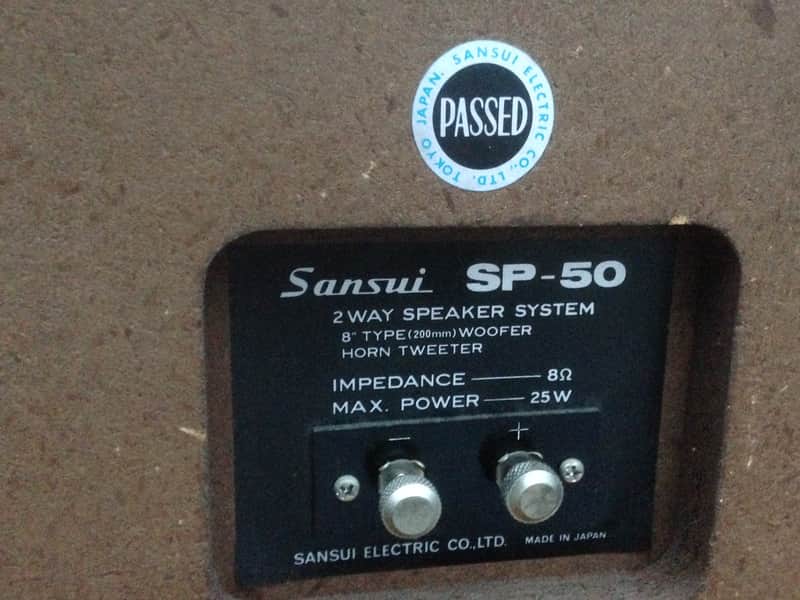 Sansui SP-50 Vintage Audiophile Hi Fi Speakers MIJ | Reverb