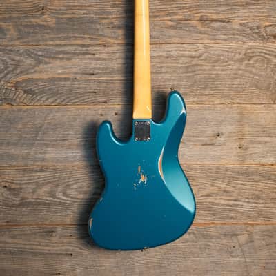 Used Fender 2023 Custom Shop 1964 Jazz Bass Relic - Ocean Turquoise w/OHSC image 12