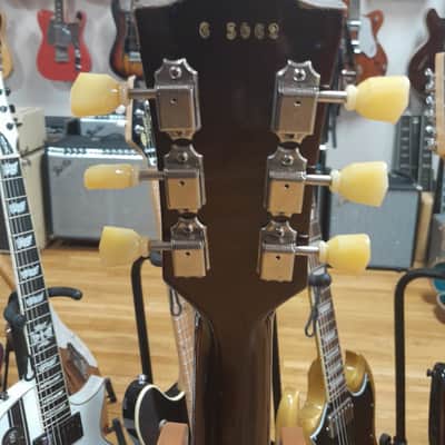 Gibson Custom Shop 1956 Reissue 2025 - Double Gold Utra Light Murphy Heavy aged Dark Back image 8