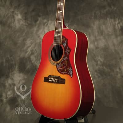2006 Epiphone Hummingbird-12 string flattop acoustic Cherry Sunburst NEAR MINT!!! image 9