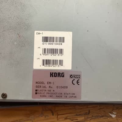 Korg Electribe EM-1 Music Production Station 2000s - Black image 3