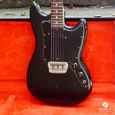 Fender Musicmaster 1978 Black Short Scale Vintage Electric Guitar Free Shipping 48 CONUS image 1
