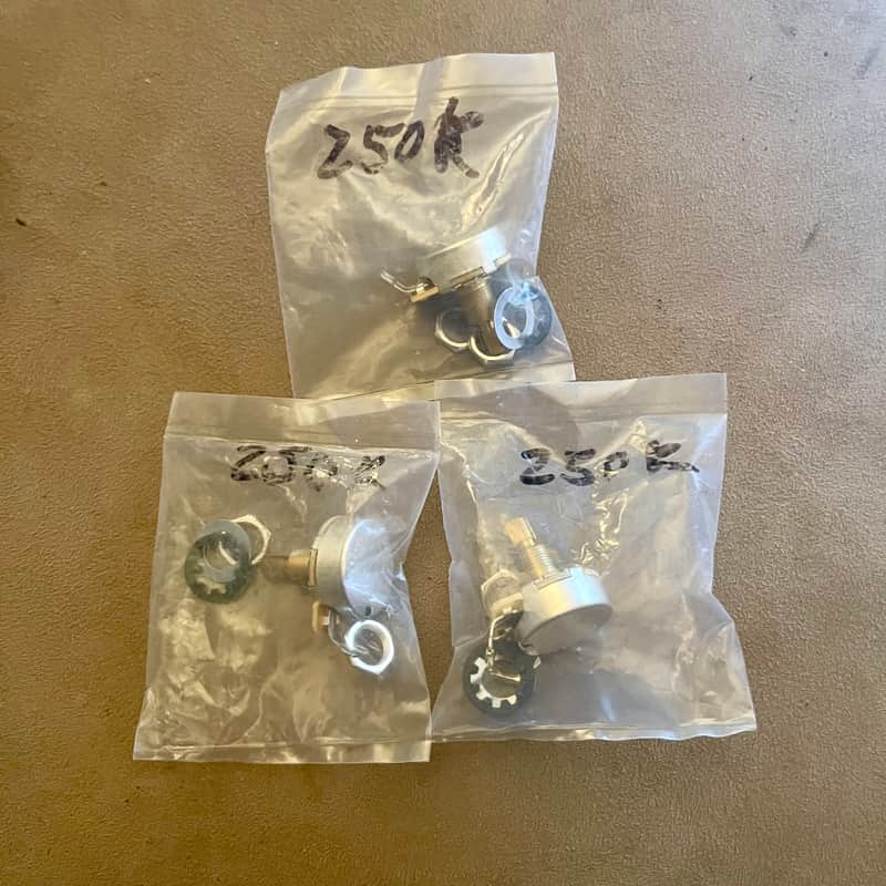 CTS 250K Audio Pots - Lot of 3
