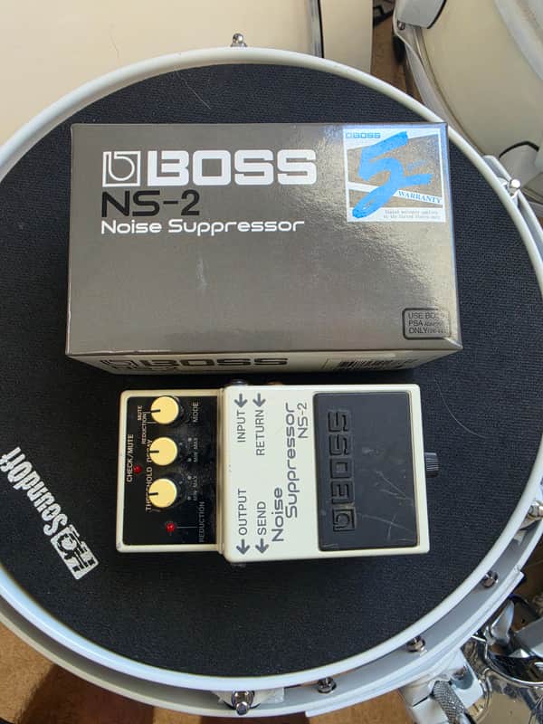 Boss NS-2 Noise Suppressor (Silver Label) 1989 - Present - White image 1