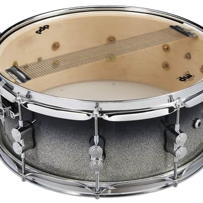 PDP 5.5" x 14" Concept Maple Snare Drum in Silver to Black Fade image 6