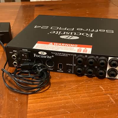 Focusrite Saffire Pro 24 Firewire Audio Interface 2000s Black image 5