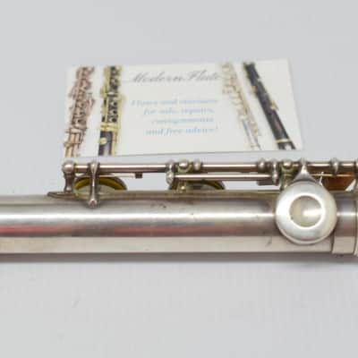 Vintage Selmer New York Handmade Sterling Flute Soldered Toneholes Plays Great *THE BEST* image 20