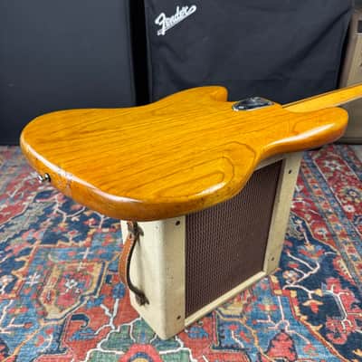 Fender USA Jazz Bass Ash Nitro Refinish DiMarzio PAF Pickups Hard Case - 1979 image 13