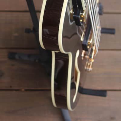 Ibanez AGB205 5-String Electric Bass Dark Violin Sunburst image 4