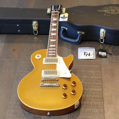 2010 Gibson 1957 Les Paul Reissue LPR7 Electric Guitar Goldtop + COA OHSC image 1