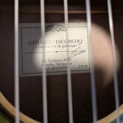 Gerardo Escobedo Classical guitar 2018 image 2