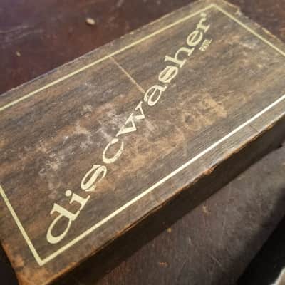 Discwasher Early Vinyl Record Cleaning Brush and fluid kit 1970s - Walnut image 10