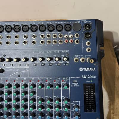 Yamaha MG206C 20 Channel Mixer 2010s - Blue image 8