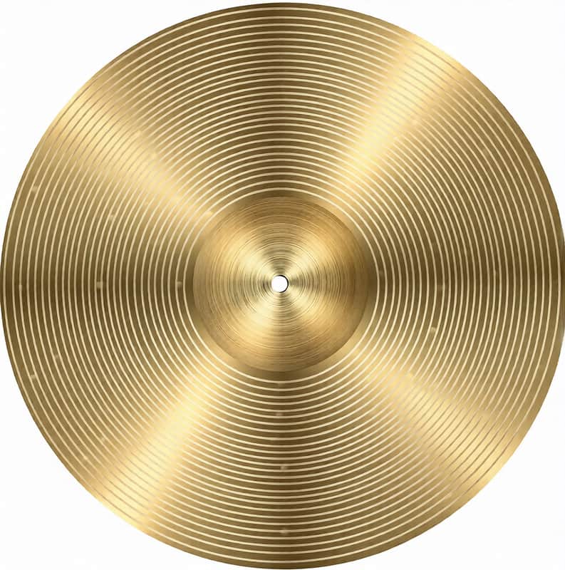 20" Ride Cymbal for Drum Set – Traditional Ride Cymbals with Clear Bell and Ping. Durable Drum Kit Cymbals for Beginners and Practice image 1