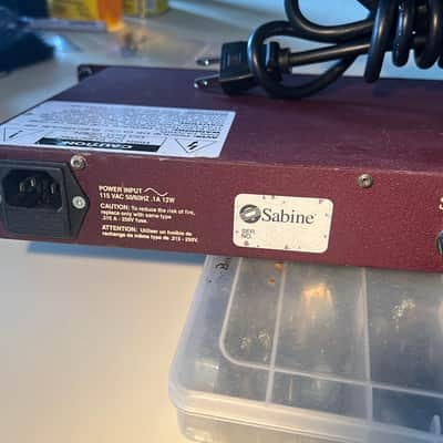 Sabine FBX-1020 Feedback Exterminator with IEC power cord and rack mount bolts/washers. image 6