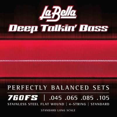 La Bella 760FS Deep Talkin' Bass Flats - Standard .045-.105 image 2