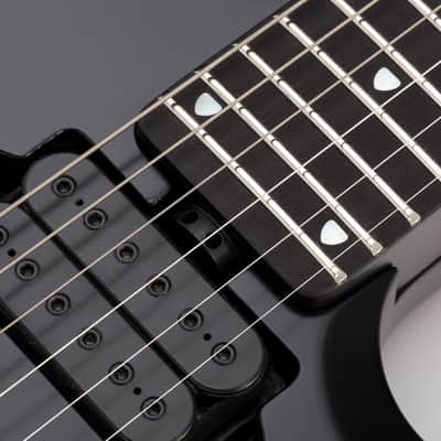 Music Man USA John Petrucci JP6 Piezo SBK - Stealth Black - JP Inlays image 12