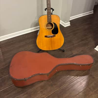 Martin / Gibson clone Lyle W420 Vintage 1970s MIJ Acoustic Guitar - Fresh Setup - Matsumoku image 4