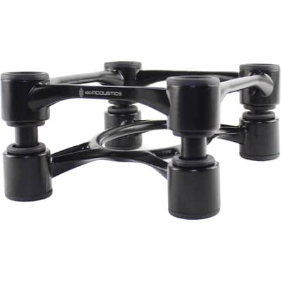 IsoAcoustics Aperta 200 Isolation Speaker Stands (Black) image 2