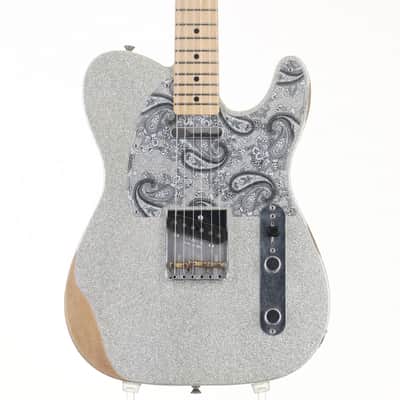 FENDER MEXICO Artist Series Brad Paisley Road Worn Telecaster SLV SPKL [MX17904894] (08/19) image 1