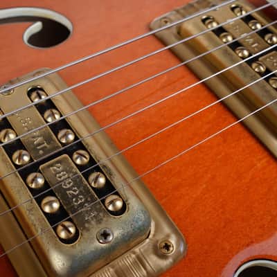 Gretsch Nashville 6120 Hollowbody MIJ 1995 Stain Orange Japan w/ OHSC image 9