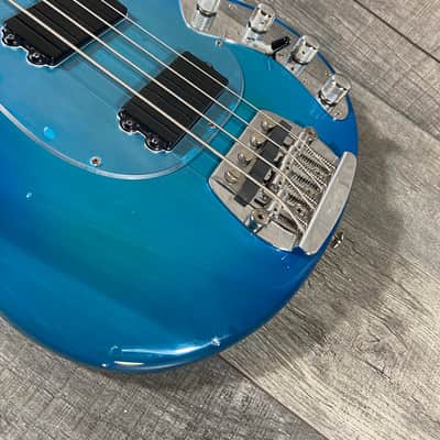 Ernie Ball Music Man Sabre Bass 1988 Blueburst image 6
