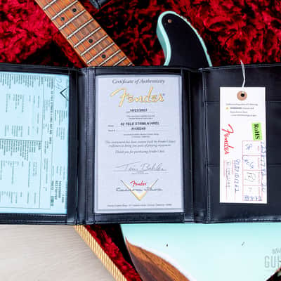 2023 Fender Custom Shop ‘52 Telecaster Roasted Heavy Relic Surf Green w/ Streamlined U Neck image 18