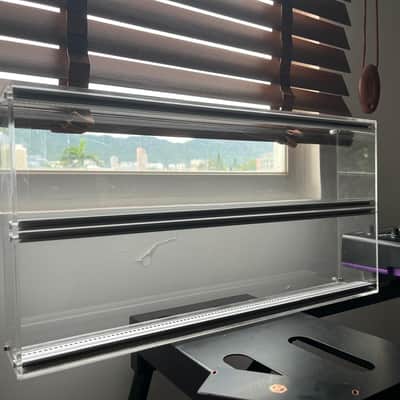 Eurorack Arcylic Tranparent Eurorack Case 104 HP- Transparent image 1