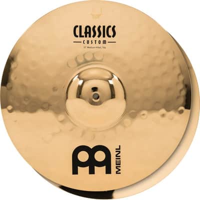 MEINL CC15MH-B Classics Custom Brilliant Medium HiHat 15 Zoll Becken image 1