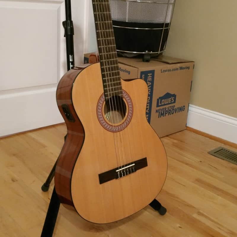 J. Reynolds Classical Acoustic/Electric Nylon String JRC10 Natural Gloss image 1