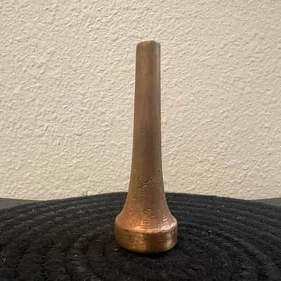 RARE Harry Glantz 6M GP 1920's - Gold Plated Vintage Trumpet Mouthpiece image 6