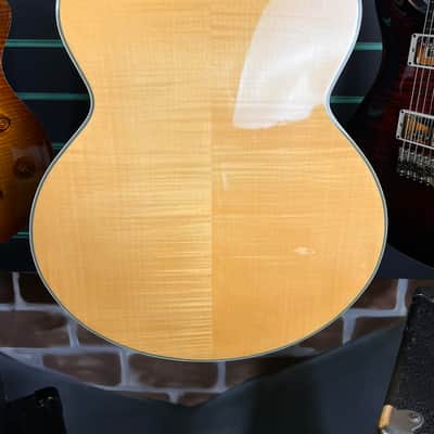 Epiphone Zephyr Blues Deluxe Natural 2004 Hollow Body Electric Guitar image 11