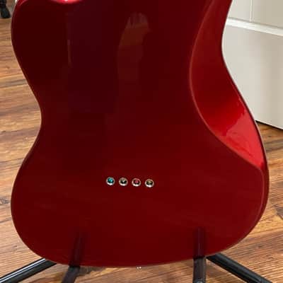 Squier Paranormal Rascal Bass HH - Candy Apple Red - With New Gator Case image 4