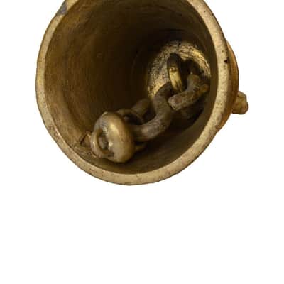 Handmade Bells Brass Hanging Ghanta,Ghanti for YourTemple, charch, Brass Tample Ghanta,Goldan image 4