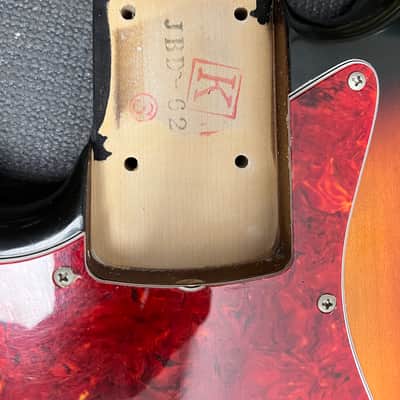 Vintage Fender JB62/LH ‘62 Reissue Jazz Bass 1993 - Lefty - Sunburst MIJ image 13