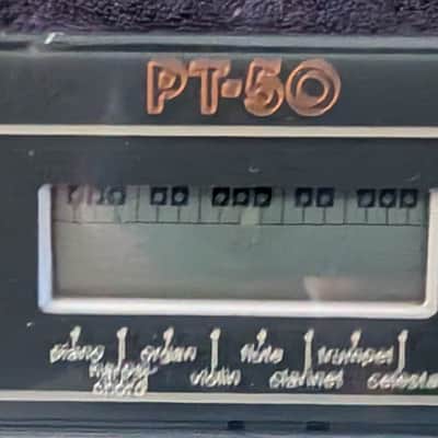 Casio PT-50 31-Key Mini Synthesizer 1980s - Silver image 2